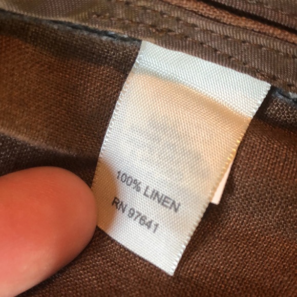 J JILL size Medium 100% Linen Jacket Empire BellSleeve LagenLook Fabric Buttons - Picture 12 of 16